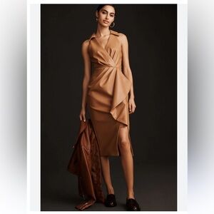 Anthropologie Faux Leather dress 2